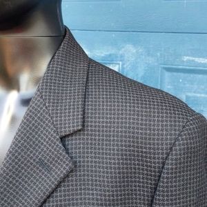 RISERVA (Italy) by Luchiano Visconti Men's Pure Wool Check Luxury Blazer